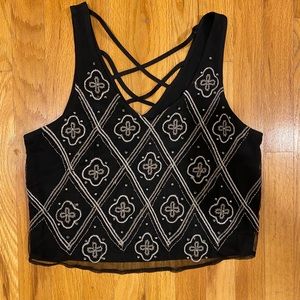 Hollister embellished tank